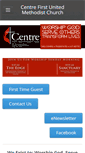 Mobile Screenshot of centrefumc.com